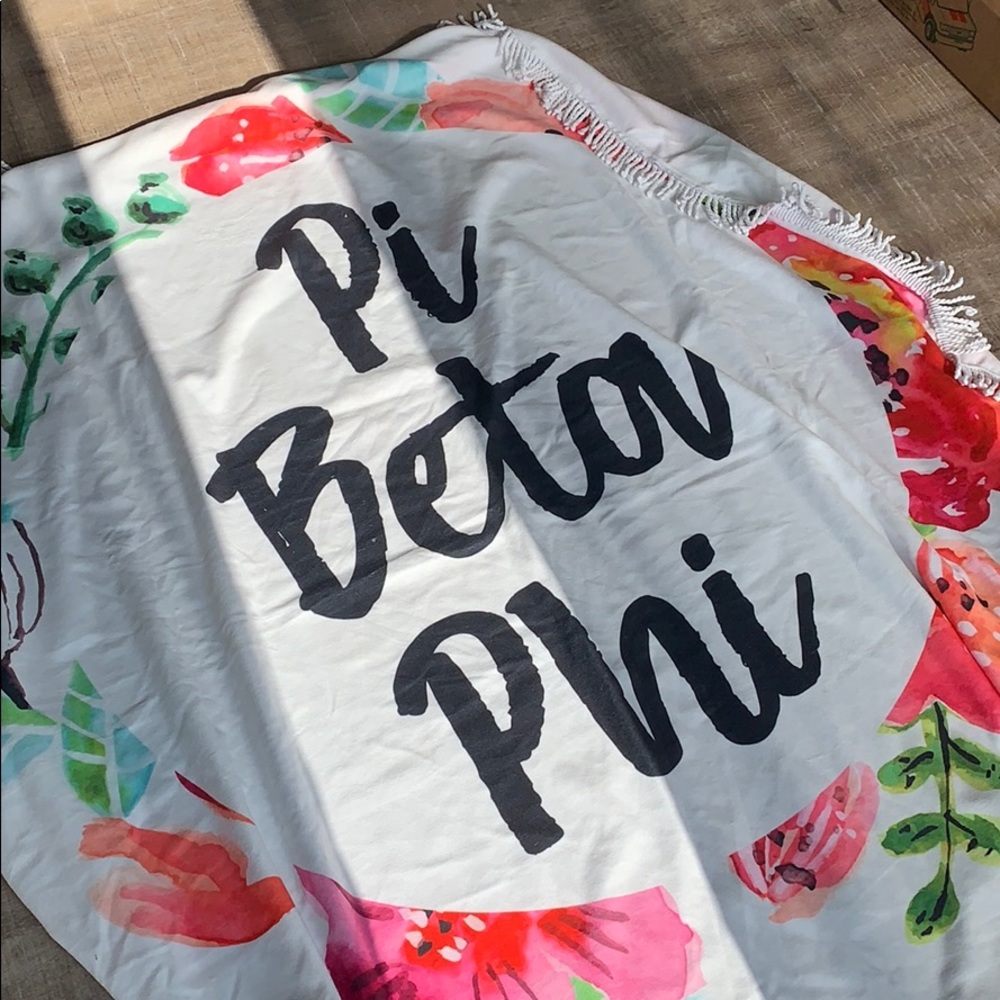Pi beta phi beach towel